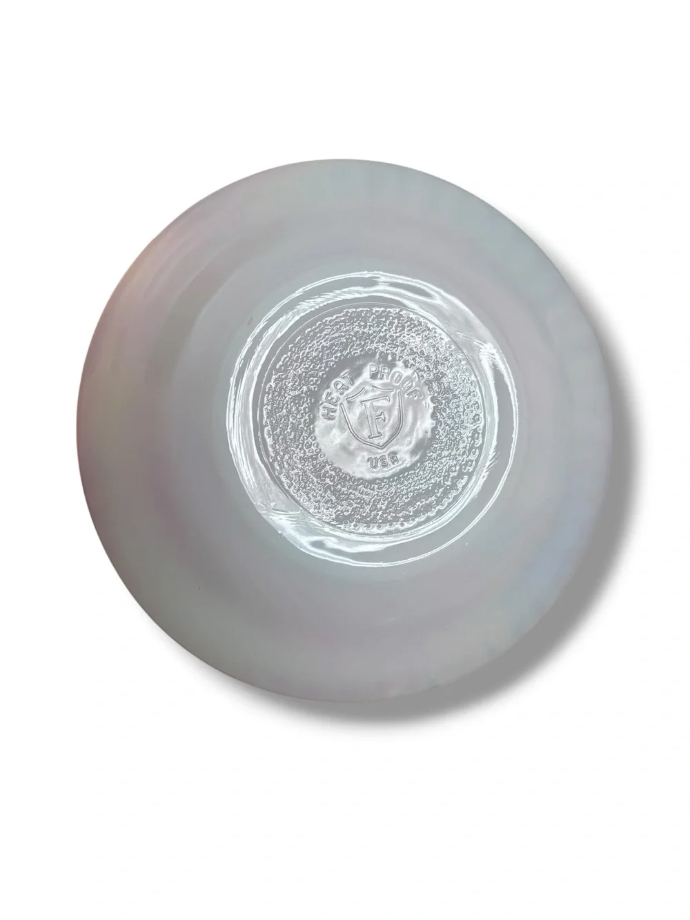 FEDERAL GLASS Moonglow Iridescent Dishes Set of Six VINTAGE